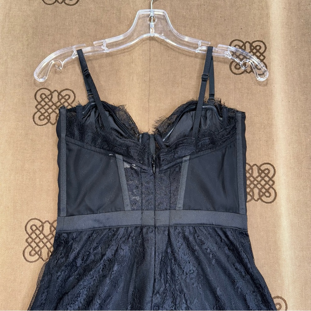 Klesis NWT! Heavenly Mesh Mini Dress In Black Size S - Picture 12 of 16